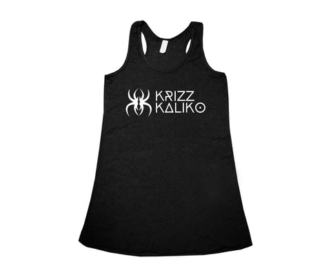 Krizz Kaliko Spider K Logo Women's Racer Back Tank