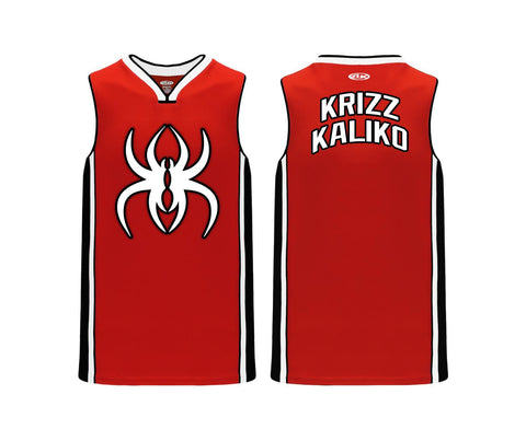 Krizz Kaliko Ear House Embroidered Basketball Jersey