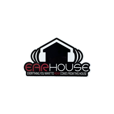 Ear House Logo Die Cut Sticker